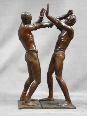 Darbaud_sculptures_lutteurs